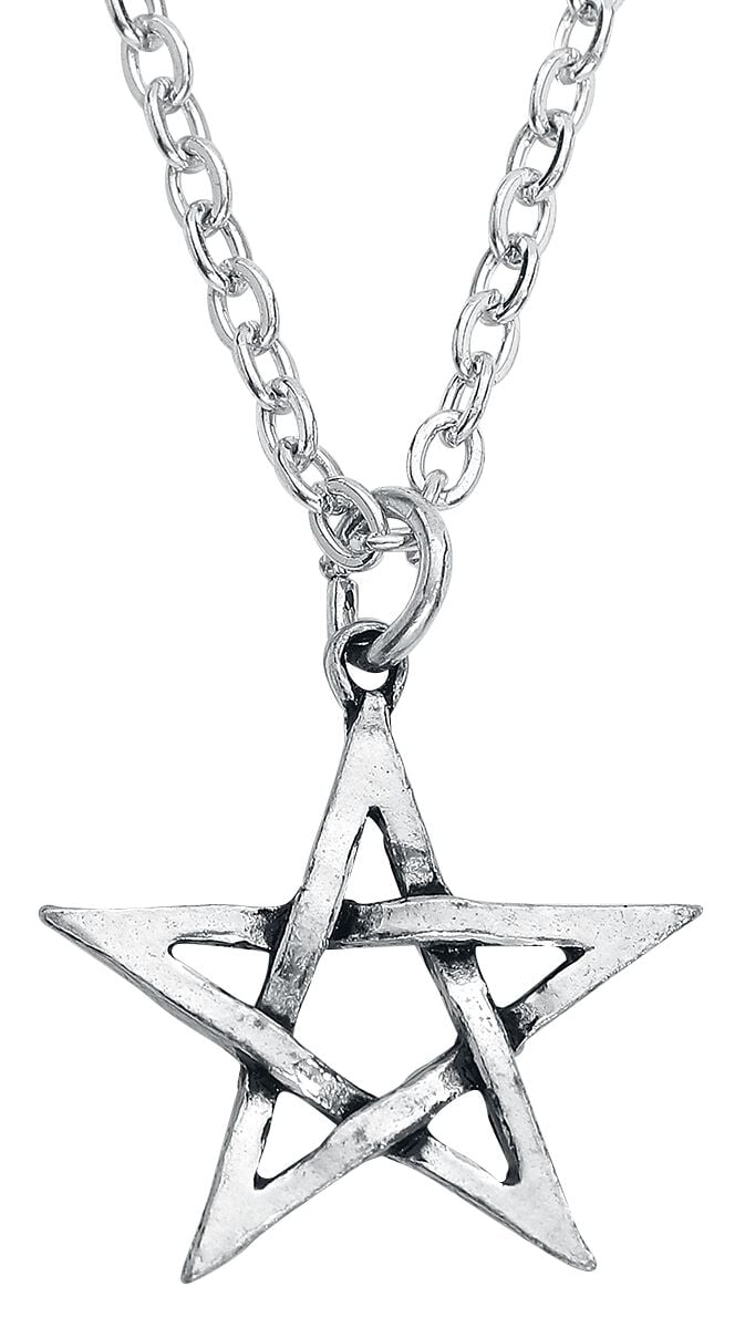 Collier Gothic de Alchemy Gothic - Pentacle - pour Unisexe - couleur argent - Alchemy Gothic