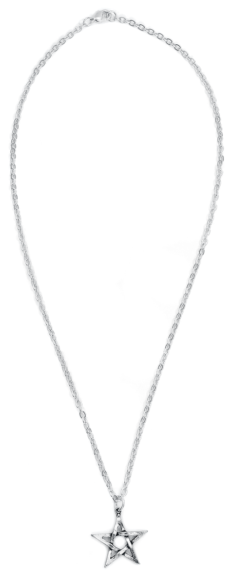 Collier Gothic de Alchemy Gothic - Pentacle - pour Unisexe - couleur argent - Alchemy Gothic - View 2