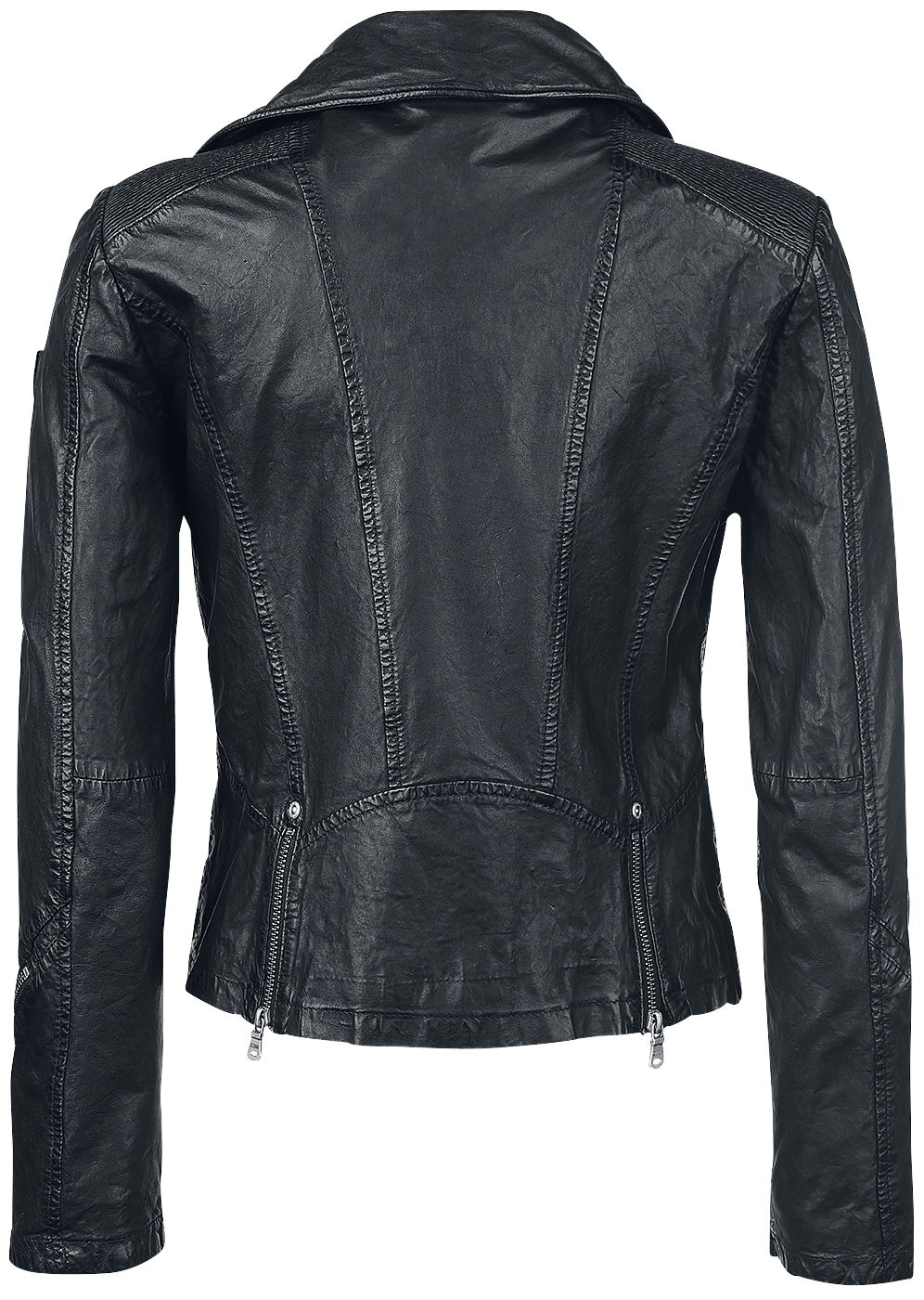 Veste en cuir  de Gipsy - Happy Silver - XS à 7XL - pour Femme - noir - gipsy - View 2