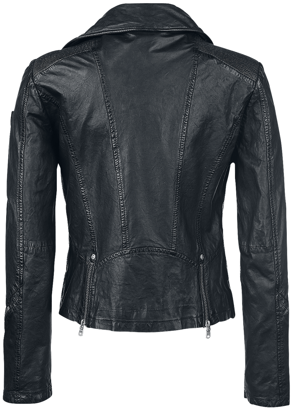 Veste en cuir  de Gipsy - Happy Silver - XS à 7XL - pour Femme - noir - gipsy - View 2