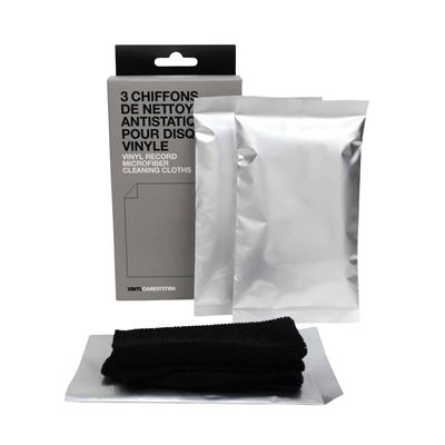 3 chiffons de nettoyage pour disques vinyle - Front Cover