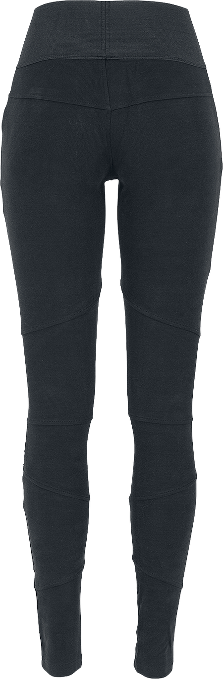 Legging  de Urban Classics - Ladies Interlock High Waist Leggings - XS à XL - pour Femme - noir - Urban Classics - View 2