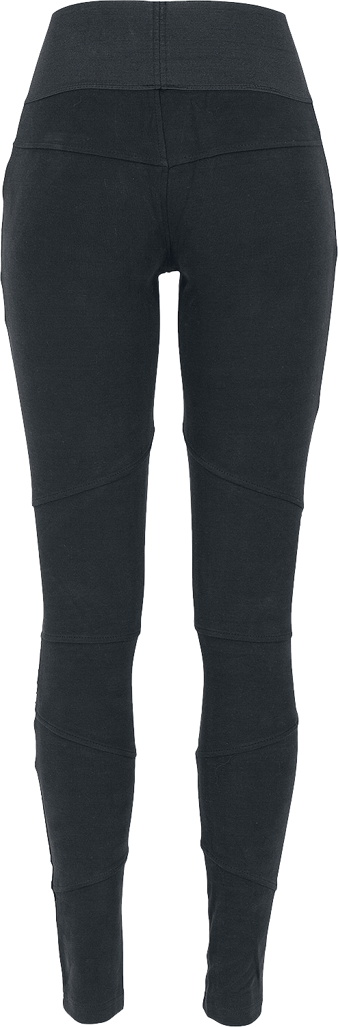 Legging  de Urban Classics - Ladies Interlock High Waist Leggings - XS à L - pour Femme - noir - Urban Classics - View 2