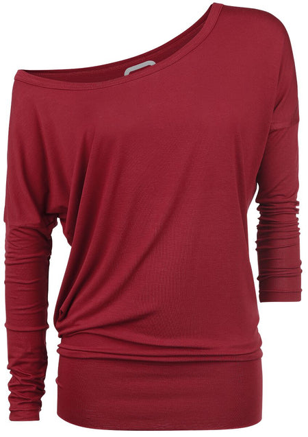 T-shirt manches longues  de RED by EMP - Fast And Loose - S à 5XL - pour Femme - rouge - RED by EMP