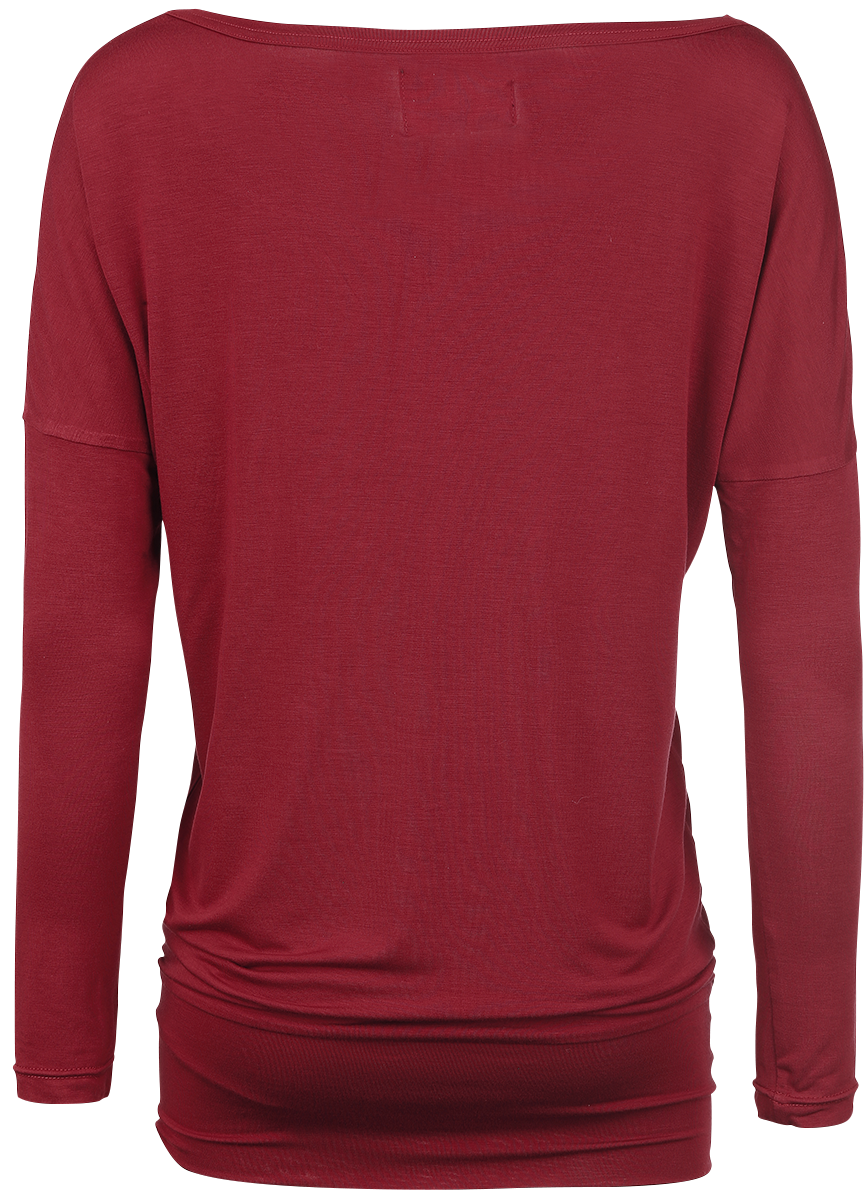 T-shirt manches longues  de RED by EMP - Fast And Loose - S à 5XL - pour Femme - rouge - RED by EMP - View 2