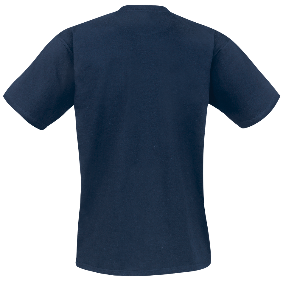 T-Shirt Manches courtes  de Van Halen - Classic Red Logo - S à 3XL - pour Homme - marine - Van Halen - View 2