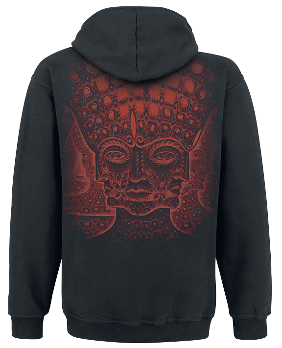Sweat-shirt zippé à capuche  de Tool - Red Face - S à XXL - pour Homme - noir - Tool - View 2