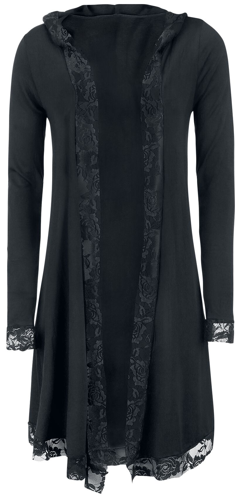 Gilets & Ponchos  de Gothicana by EMP - Gilet Dentelle - S à 5XL - pour Femme - noir - Gothicana by EMP