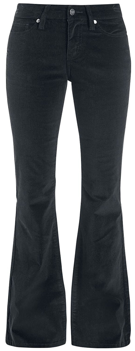Pantalon en toile  de Black Premium by EMP - Nicki - W26L32 à W40L34 - pour Femme - noir - Black Premium by EMP