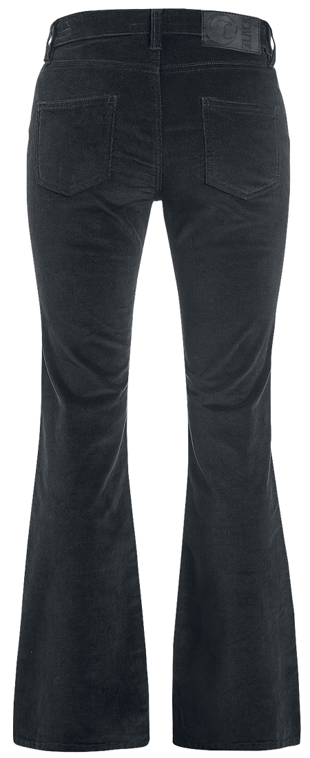Pantalon en toile  de Black Premium by EMP - Nicki - W27L32 à W40L34 - pour Femme - noir - Black Premium by EMP - View 2