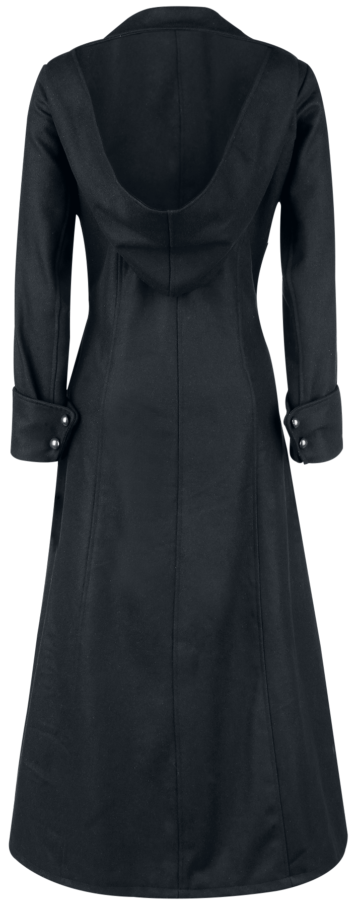 Manteau d'hiver Gothic de Gothicana by EMP - Desdemona - XS à 5XL - pour Femme - noir - Gothicana by EMP - View 2