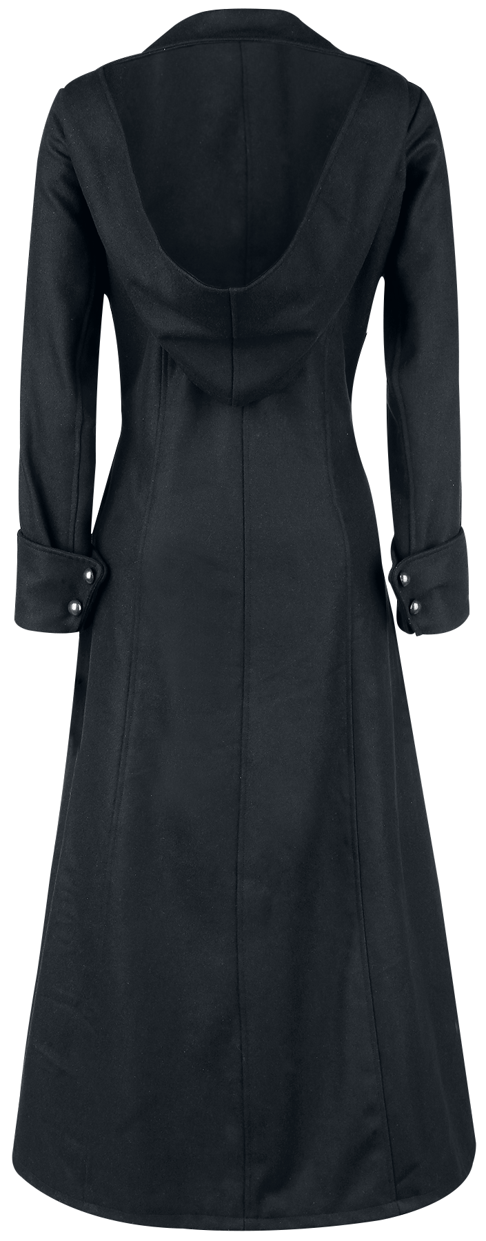 Manteau d'hiver Gothic de Gothicana by EMP - Desdemona - XS à 5XL - pour Femme - noir - Gothicana by EMP - View 2