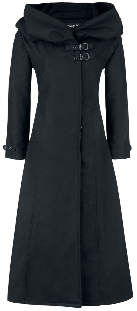 Manteau d'hiver Gothic de Gothicana by EMP - Cinderella - XS à 5XL - pour Femme - noir - Gothicana by EMP