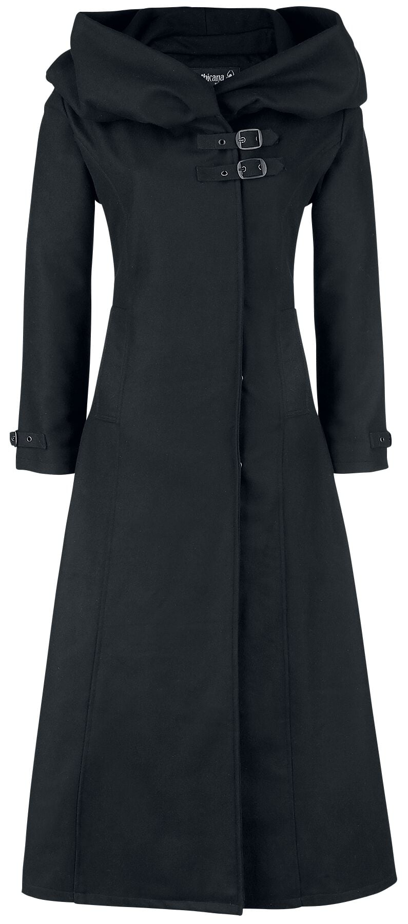 Manteau d'hiver Gothic de Gothicana by EMP - Cinderella - XS à M - pour Femme - noir - Gothicana by EMP