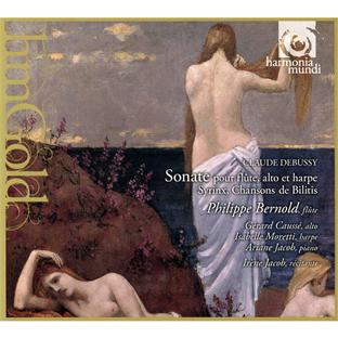 Sonate pour flute, alto & harpe - Syrinx - chansons de Bilitis - Front Cover