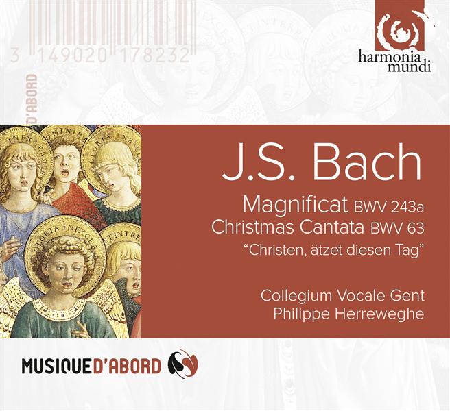 Magnificat bwv243a (version orginale) - cantate de noel bwv 63 christen, atzet diesen tag - Front Cover
