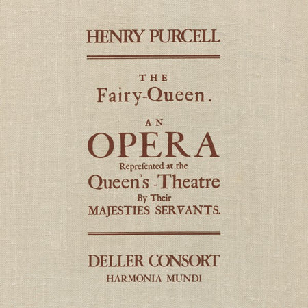 Purcell: The Fairy Queen - Front Cover