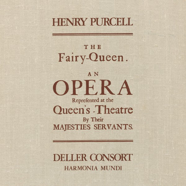 Purcell: The Fairy Queen - Front Cover
