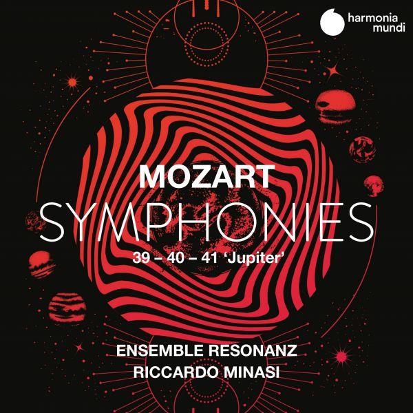 Symphonies nos. 39,40 and 41 "Jupiter" - Front Cover