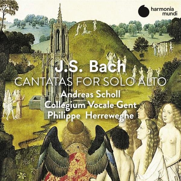 J.S. Bach cantatas for alto solo - Front Cover