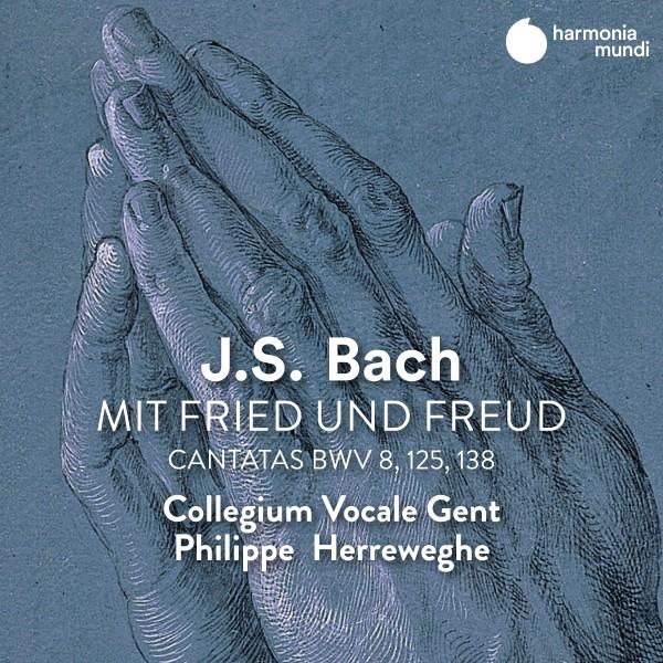 J.S. Bach cantatas BWV 8 125 & 138 - Front Cover