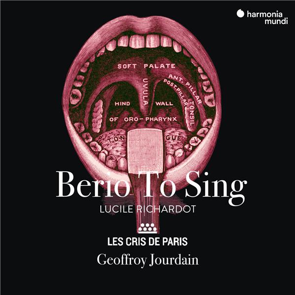 Berio To Sing - Front Cover