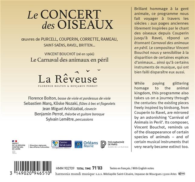 Le Concert des Oiseaux. Vincent Bouchot: Le Carnaval des animaux en péril - Front Cover