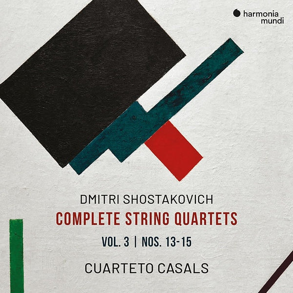 Shostakovich: Complete String Quartets, Vol. 3, Nos. 13-15 - Front Cover