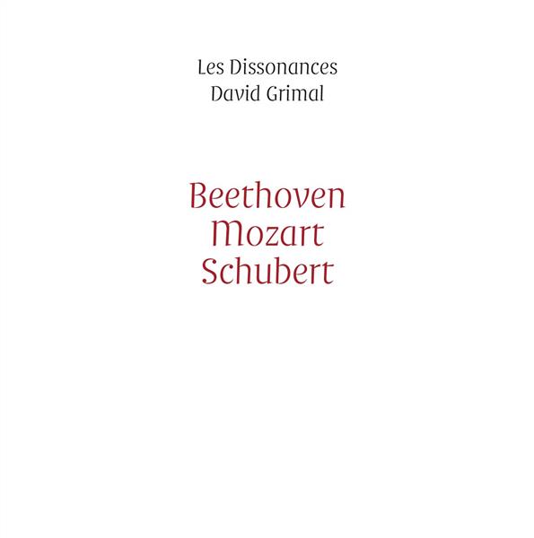 Beethoven, Mozart, Schubert - Front Cover
