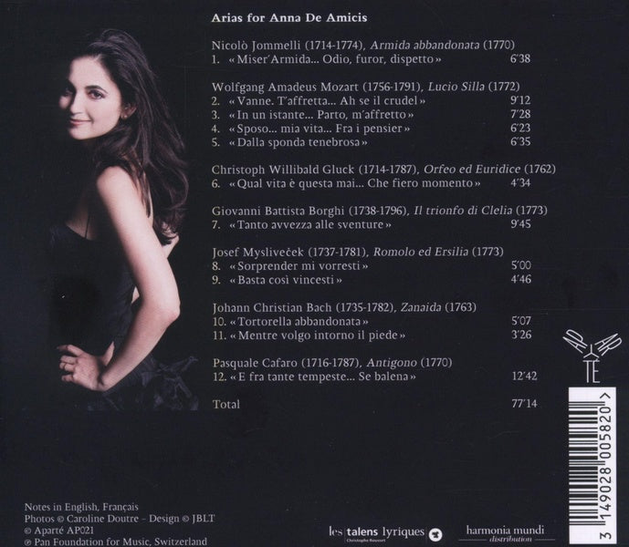 Arias for Anna de Amicis: Teodora Georghiu - Front Cover