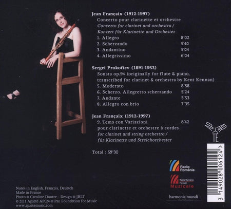 Francaix & Prokofiev - Front Cover