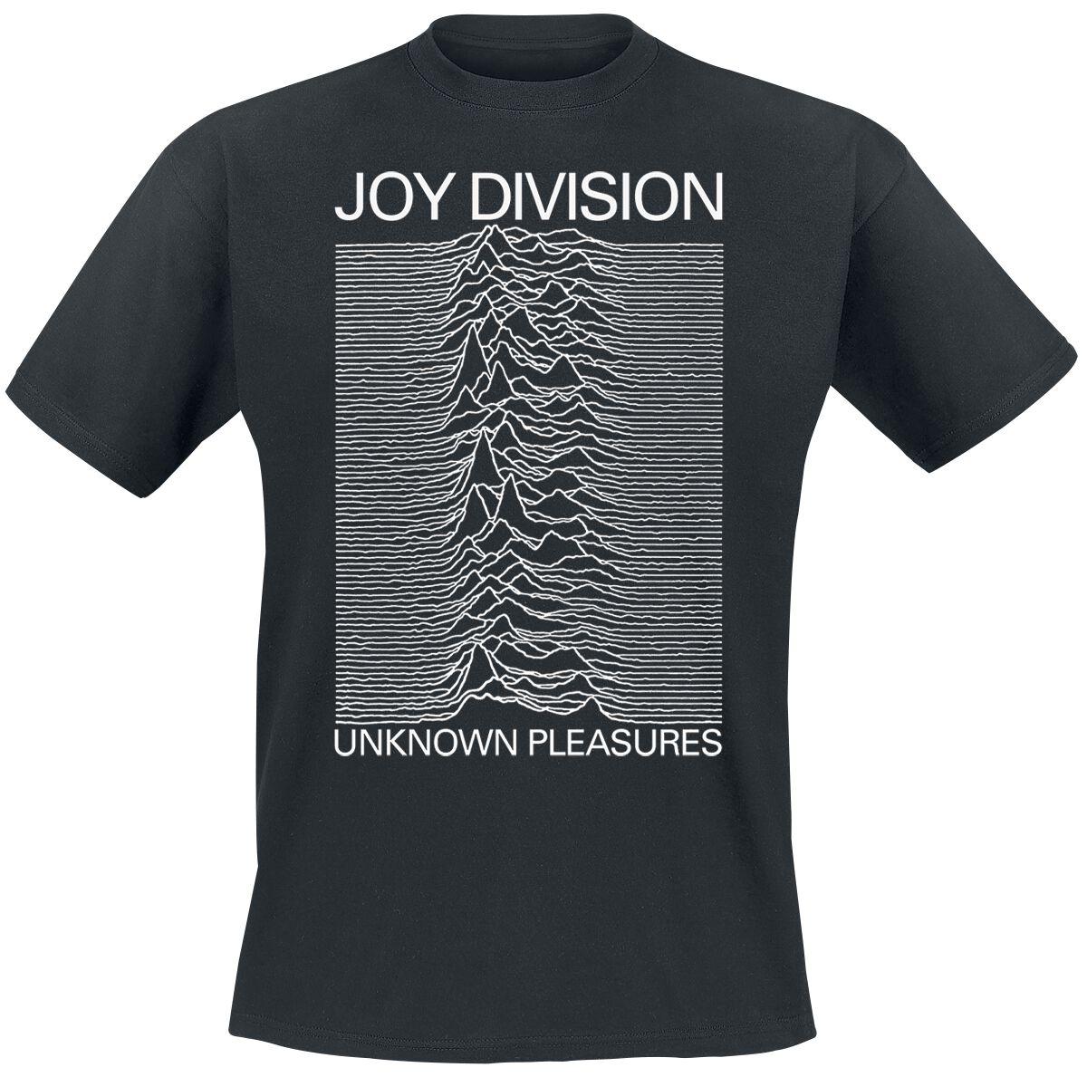 T-Shirt Manches courtes  de Joy Division - Unknown pleasures - S à XXL - pour Homme - noir - Joy Division