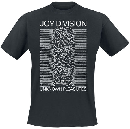 T-Shirt Manches courtes  de Joy Division - Unknown pleasures - S à XXL - pour Homme - noir - Joy Division