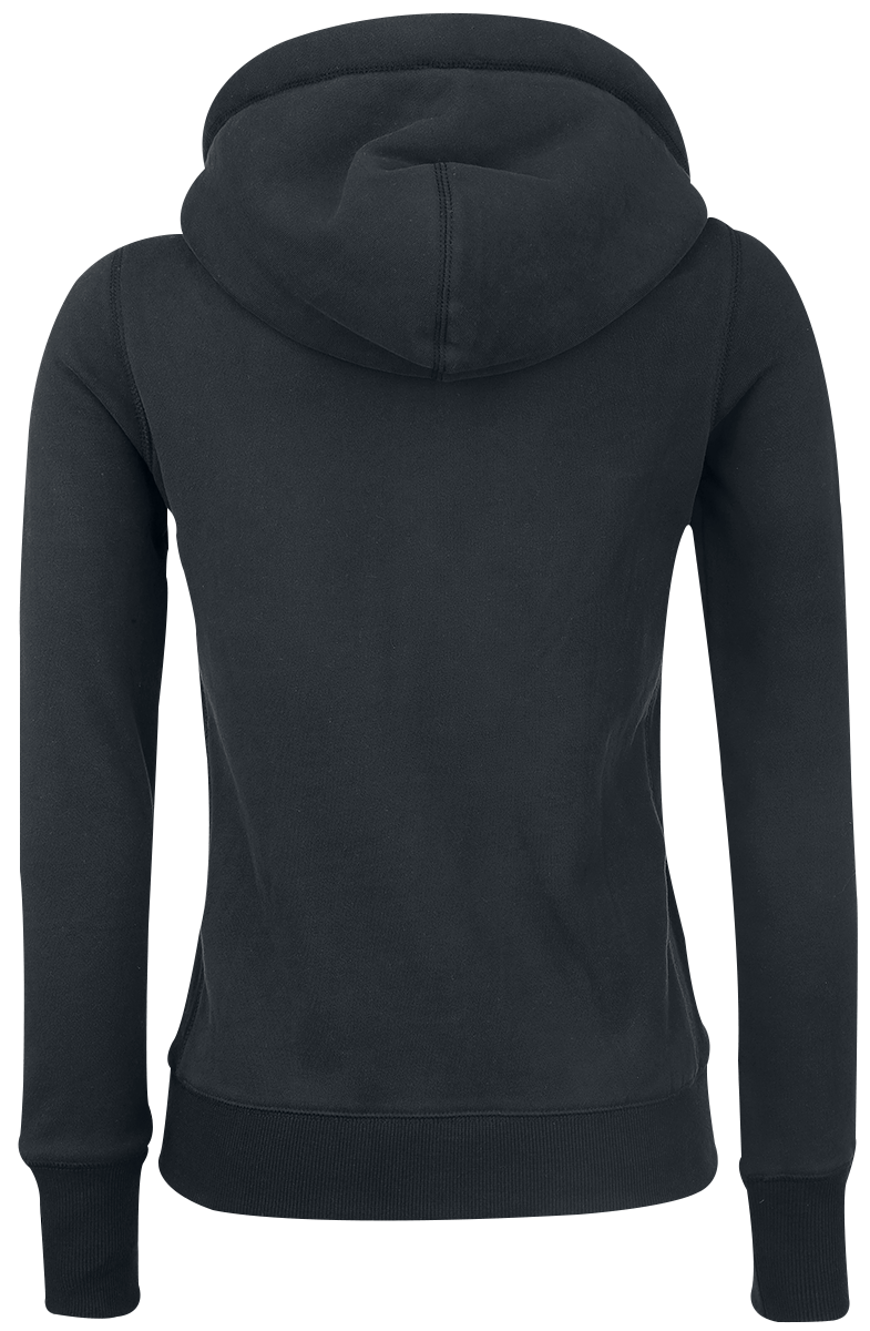 Sweat-shirt zippé à capuche  de Black Premium by EMP - Teddy Hooded Jacket - S à 5XL - pour Femme - noir - Black Premium by EMP - View 2