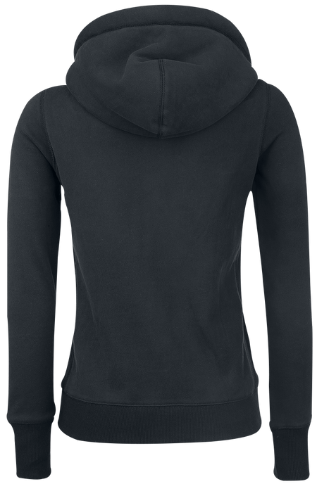 Sweat-shirt zippé à capuche  de Black Premium by EMP - Teddy Hooded Jacket - S à 5XL - pour Femme - noir - Black Premium by EMP - View 2