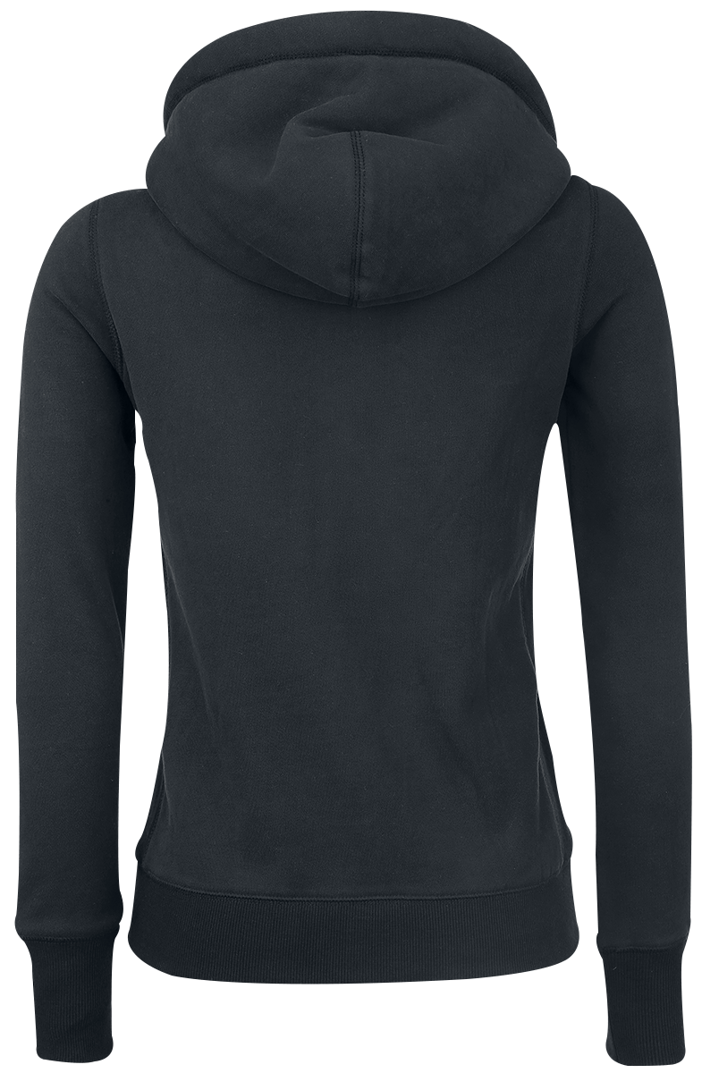 Sweat-shirt zippé à capuche  de Black Premium by EMP - Teddy Hooded Jacket - S à 5XL - pour Femme - noir - Black Premium by EMP - View 2