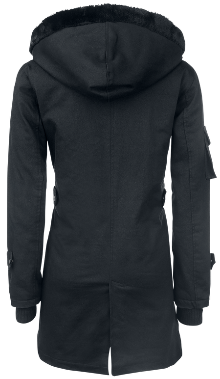 Manteau d'hiver Gothic de Gothicana by EMP - Bloodsucker - S à 5XL - pour Femme - noir - Gothicana by EMP - View 2
