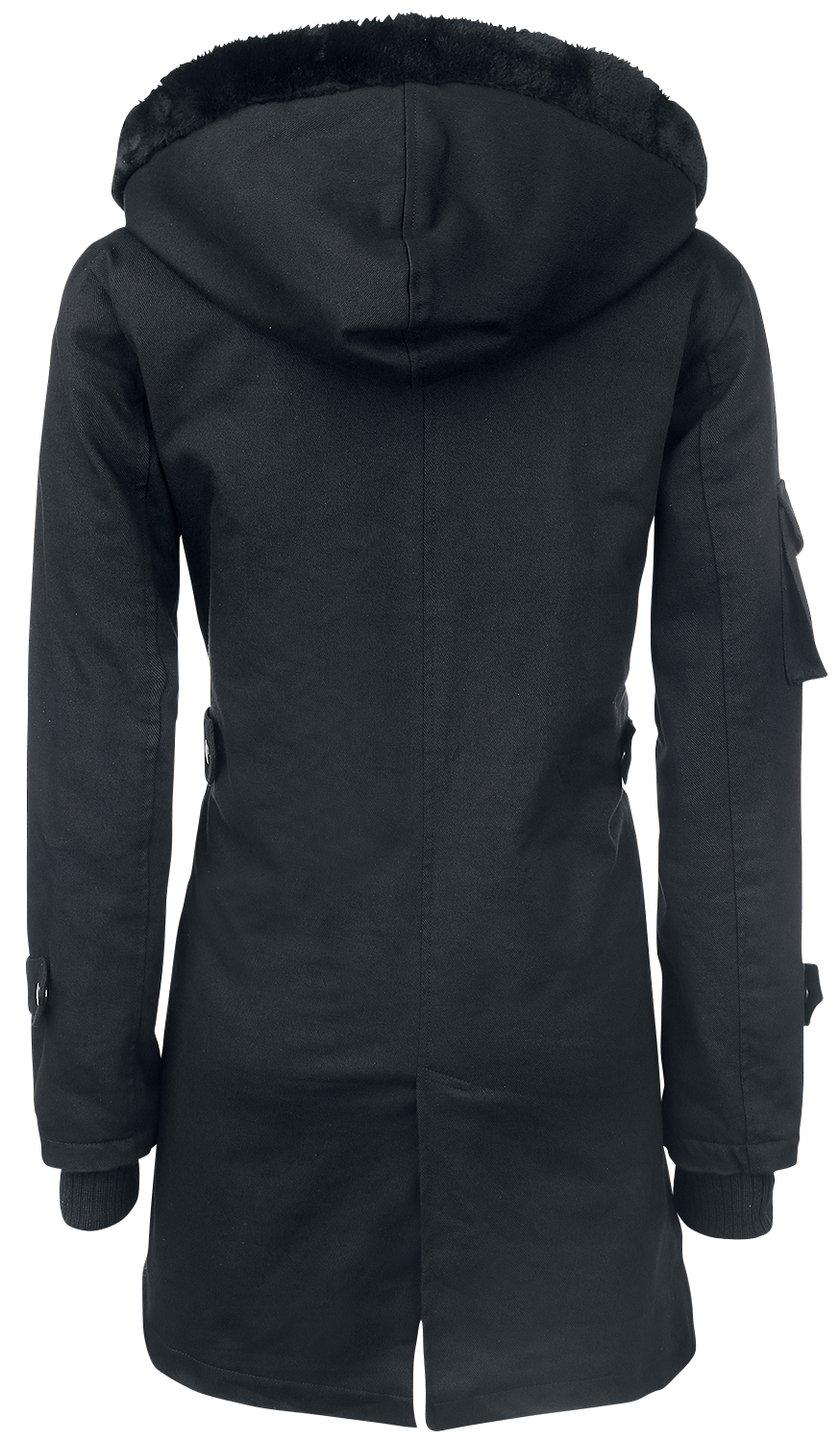Manteau d'hiver Gothic de Gothicana by EMP - Bloodsucker - S à 5XL - pour Femme - noir - Gothicana by EMP - View 2