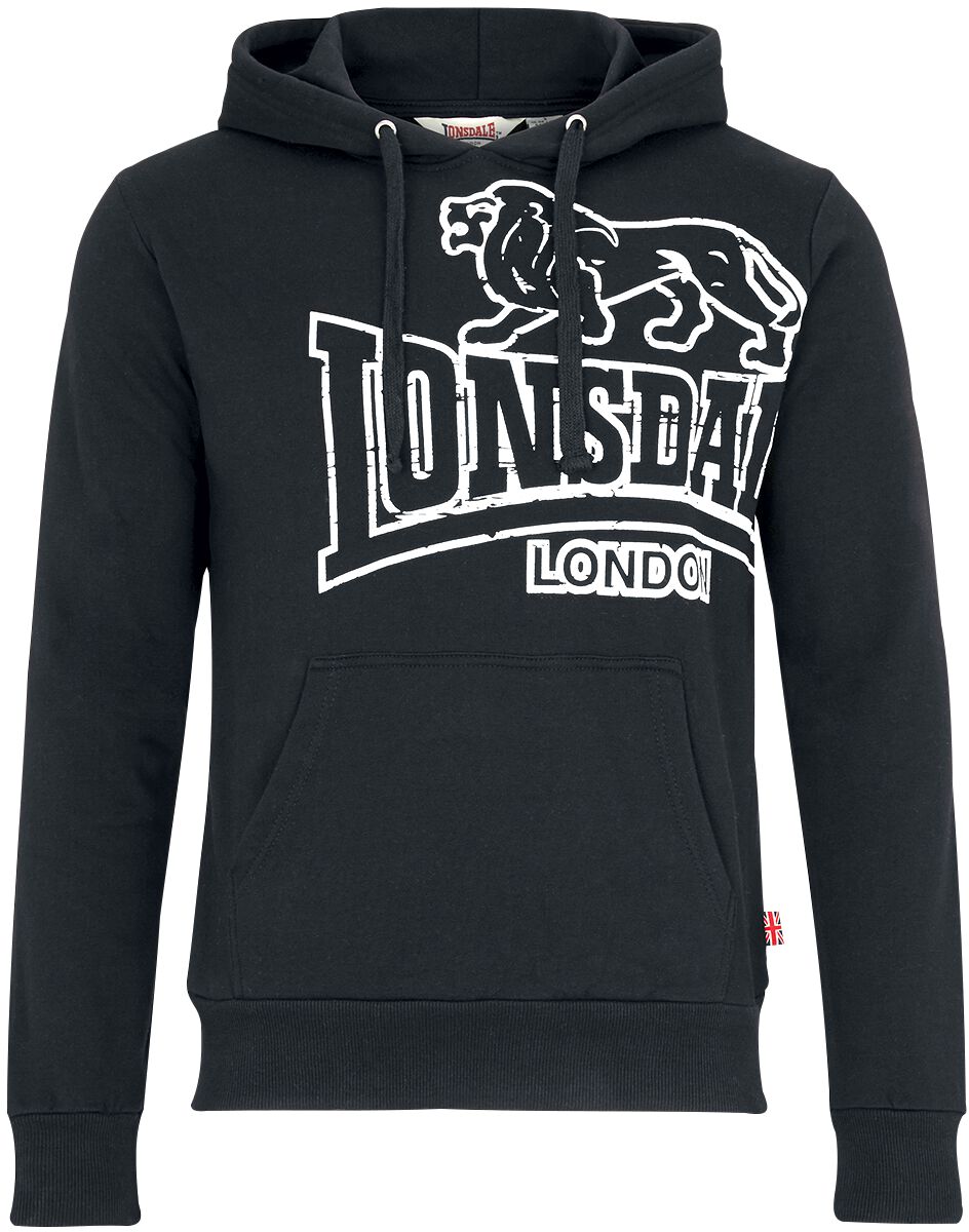 Sweat-shirt à capuche  de Lonsdale London - Tadley - M à 5XL - pour Homme - noir - Lonsdale London