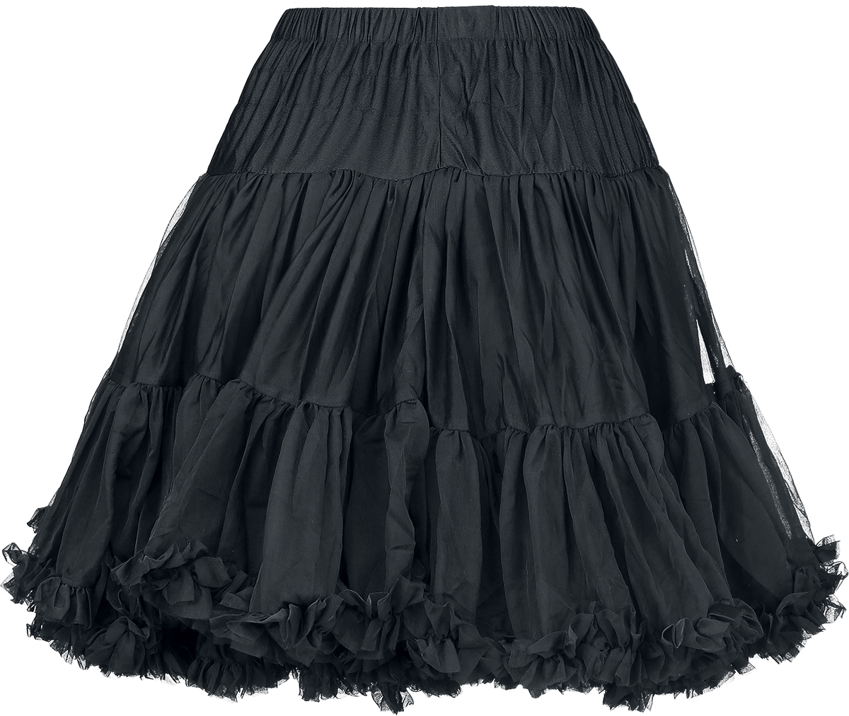 Jupe mi-longue Rockabilly de Banned Alternative - Jupon Walkabout - XS-S à XL-XXL - pour Femme - noir - Banned Alternative - View 2