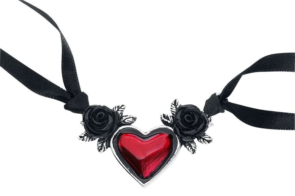 Serre-cou Gothic de Alchemy Gothic - Blood Heart - pour Femme - Standard - Alchemy Gothic