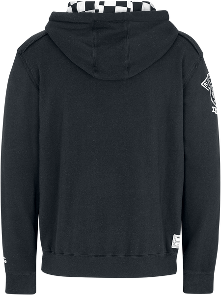 Sweat-shirt à capuche Rockabilly de GoodYear - Pelham - S à M - pour Homme - noir - Goodyear - View 2