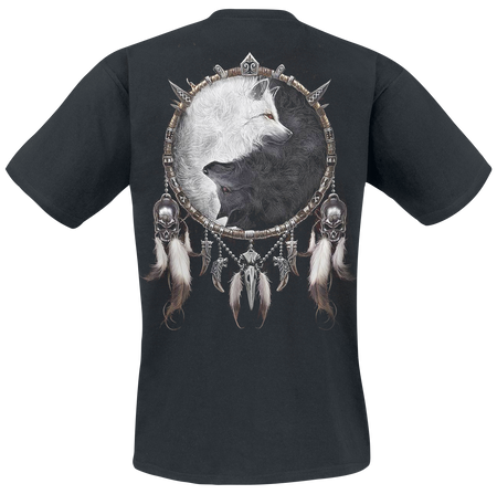 T-Shirt Manches courtes Gothic de Spiral - Wolf Chi - S à 4XL - pour Homme - noir - Spiral - View 2