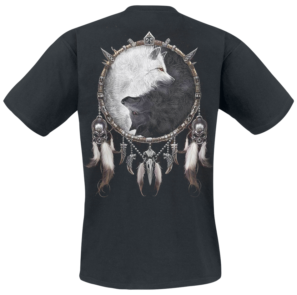 T-Shirt Manches courtes Gothic de Spiral - Wolf Chi - S à 4XL - pour Homme - noir - Spiral - View 2
