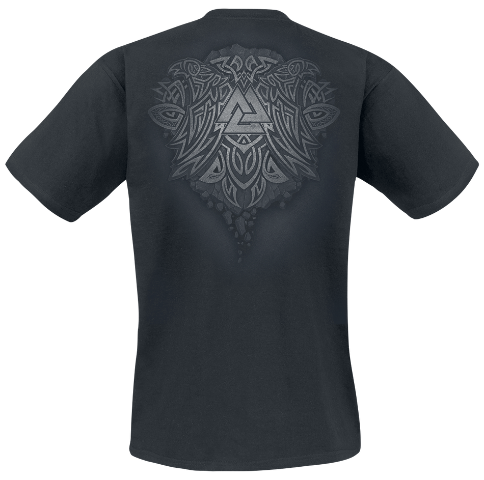 T-Shirt Manches courtes  de Toxic Angel - Odin - S à 4XL - pour Homme - noir - Toxic Angel - View 2