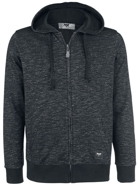 Sweat-shirt zippé à capuche  de Black Premium by EMP - Mask Of Sanity - S à L - pour Homme - noir - Black Premium by EMP