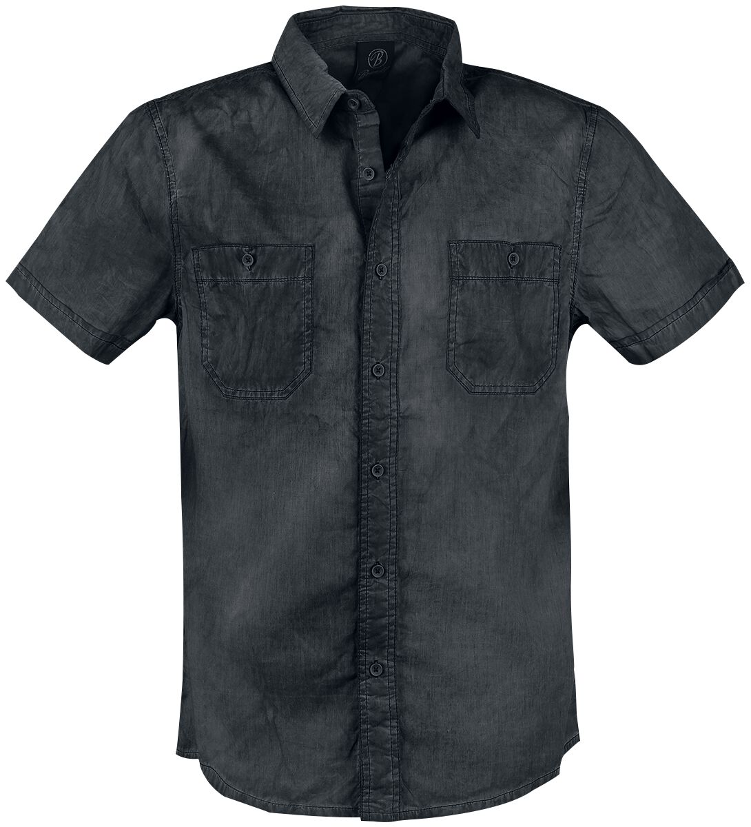 Chemise manches courtes  de Brandit - Roadstar - S à XL - pour Homme - noir - Brandit
