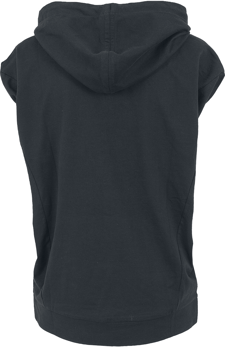 T-Shirt Manches courtes  de Urban Classics - Haut Sans Manches À Capuche Femme - XS à XL - pour Femme - noir - Urban Classics - View 2