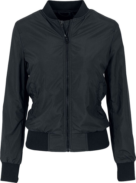 Veste mi-saison  de Urban Classics - Blouson léger Femme - XS à XXL - pour Femme - noir - Urban Classics