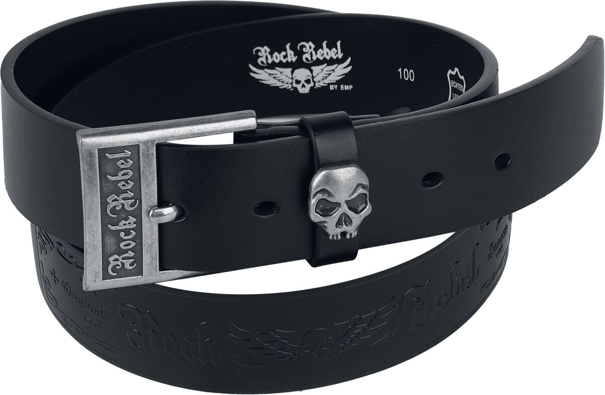 Ceinture  de Rock Rebel by EMP - Decorate Your Belt - pour Unisexe - noir - Rock Rebel by EMP